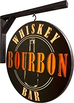 Vintage Whiskey Bourbon Pub Sign